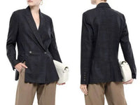 Thumbnail for BRUNELLO CUCINELLI Jackenblazer BRUNELLO CUCINELLI Double-breasted Bead-Embellished Blazer Jacke Suit