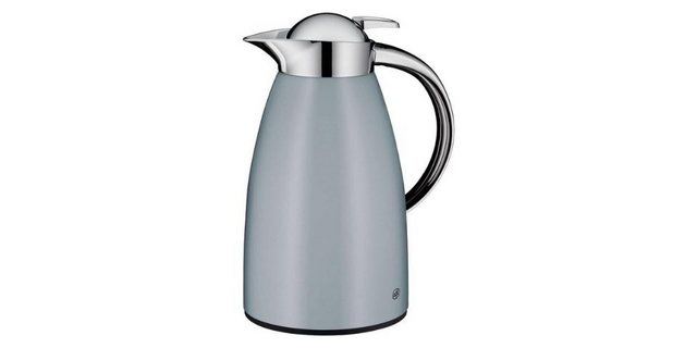 Alfi Isolierkanne Signo Thermoskanne 1L Edelstahl Kaffeekanne Heiß/Kalt Teekanne BPA, Spülmaschinengeeignet,24Std Kalt,12Std Heiss,AromaSafe®