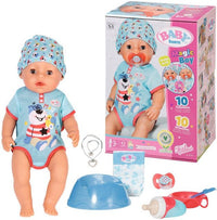 Thumbnail for Baby Born Babypuppe Magic Boy, 43 cm (Set, 13-tlg), mit 10 lebensechten Funktionen im Sale