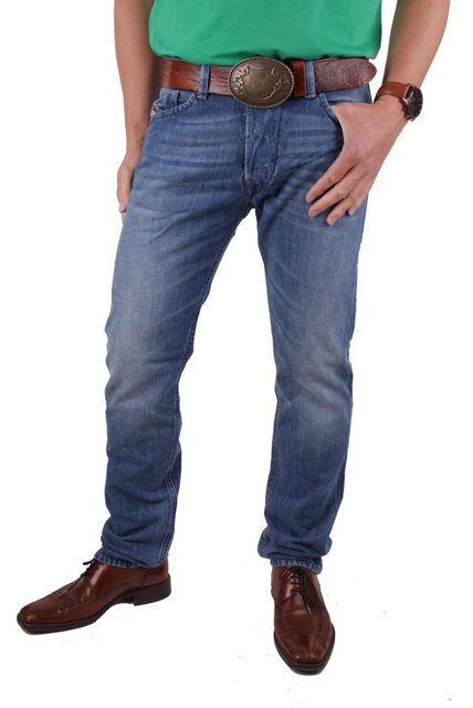 Diesel Tapered-fit-Jeans Diesel Herren Jeans Hose Darron 0RB04 Slim Tapered im Sale