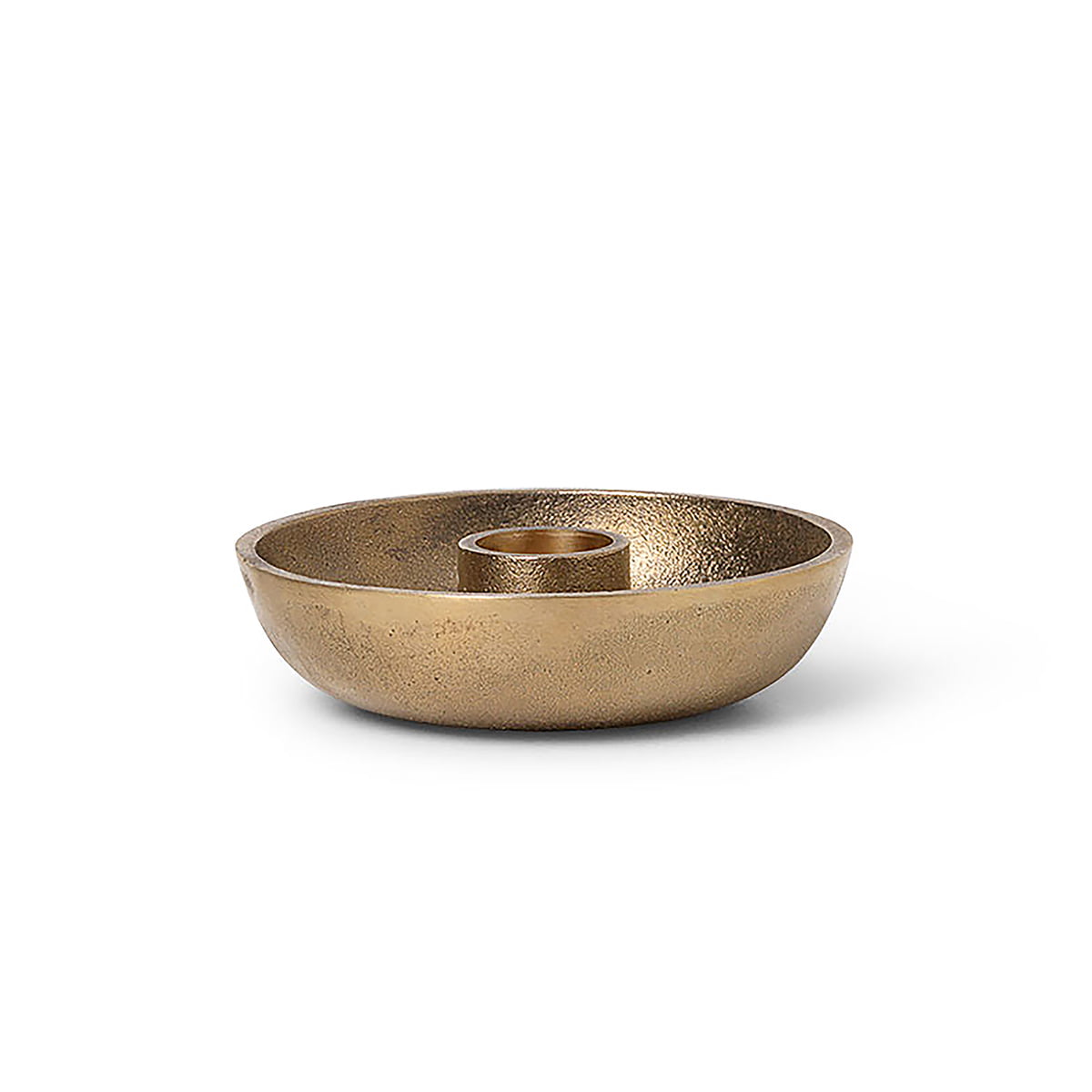 ferm LIVING - Bowl Stabkerzenhalter, Messing