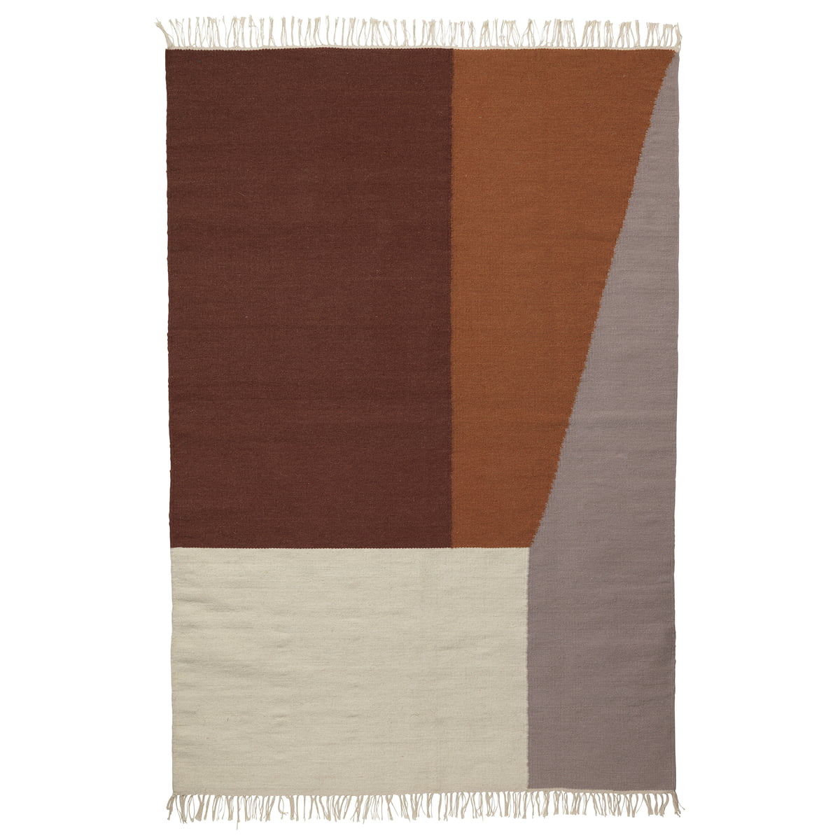 ferm LIVING - Kelim Rug, Borders, 160 x 250 cm