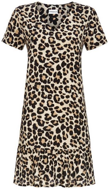 Ringella Strandkleid Damen Kleid im Animal Print (1-tlg) V-Ausschnitt im Sale