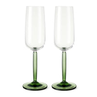 Thumbnail for Kähler Design - Hammershøi Champagnerglas, 240 ml (2er-Set), grün im Sale