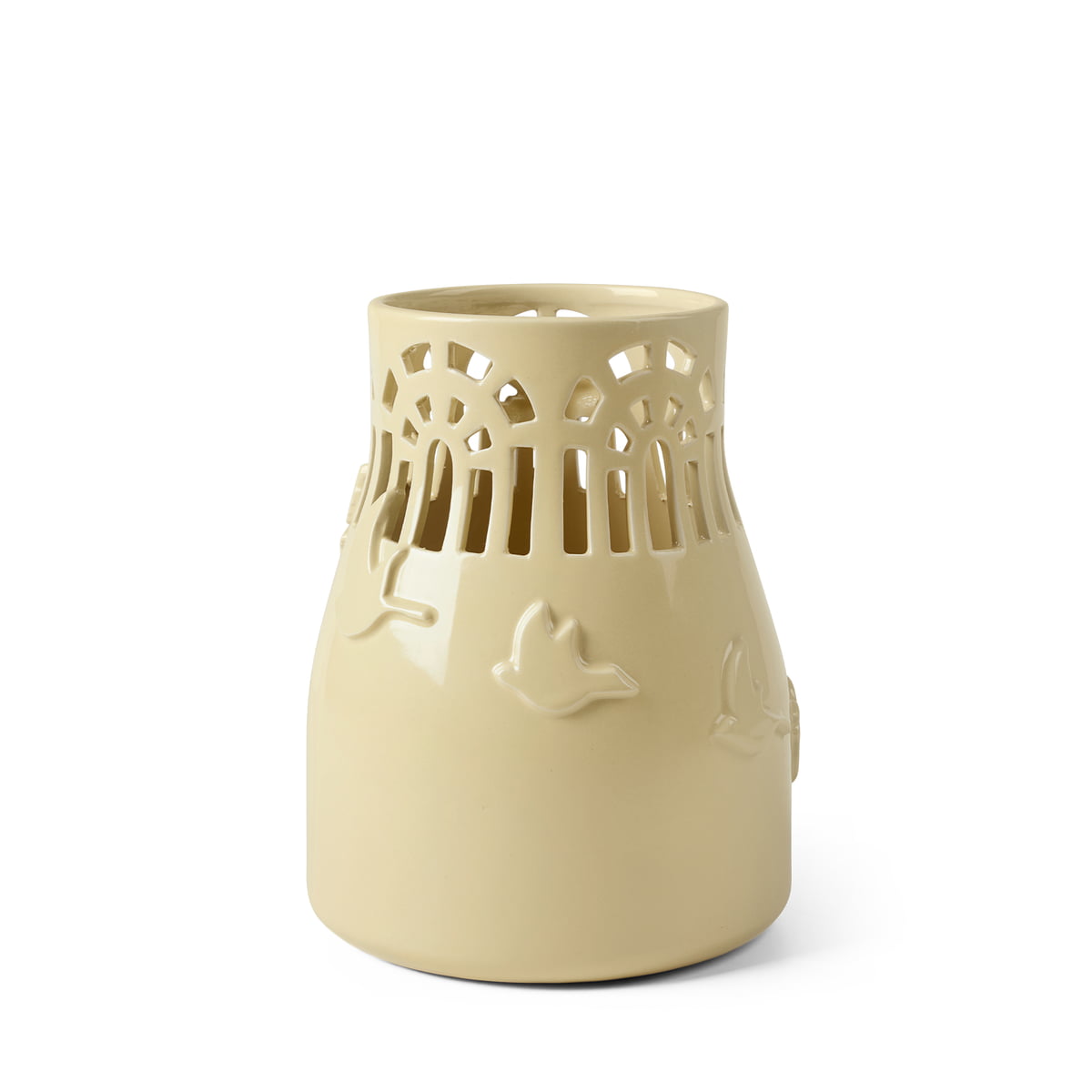 Kähler Design - Orangery Vase, H 18 cm, sweet honey im Sale