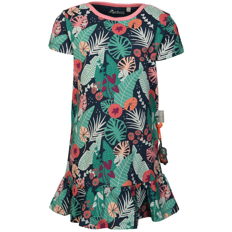 Kleid MINI – JUNGLE LOVE gemustert in bunt