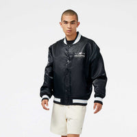 Thumbnail for New Balance Hoops Woven Jacket, Schwarz