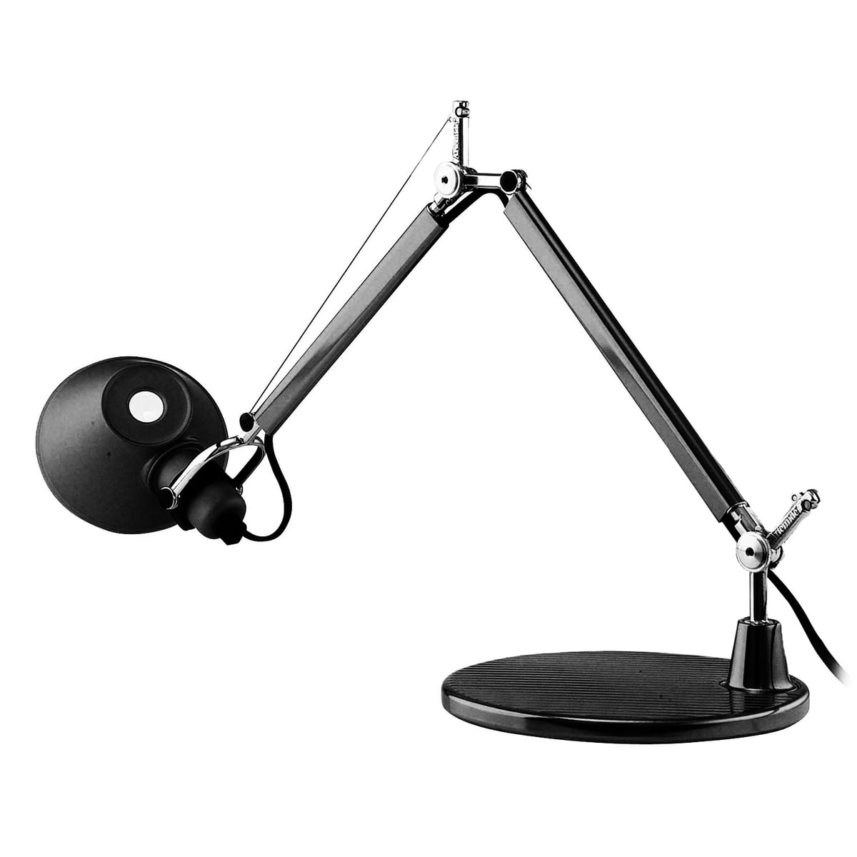 Artemide - Tolomeo Micro Tischleuchte, schwarz im Sale