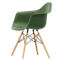 Thumbnail for Vitra - Eames Plastic Armchair DAW, Esche honigfarben / forest (Filzgleiter weiß) im Sale