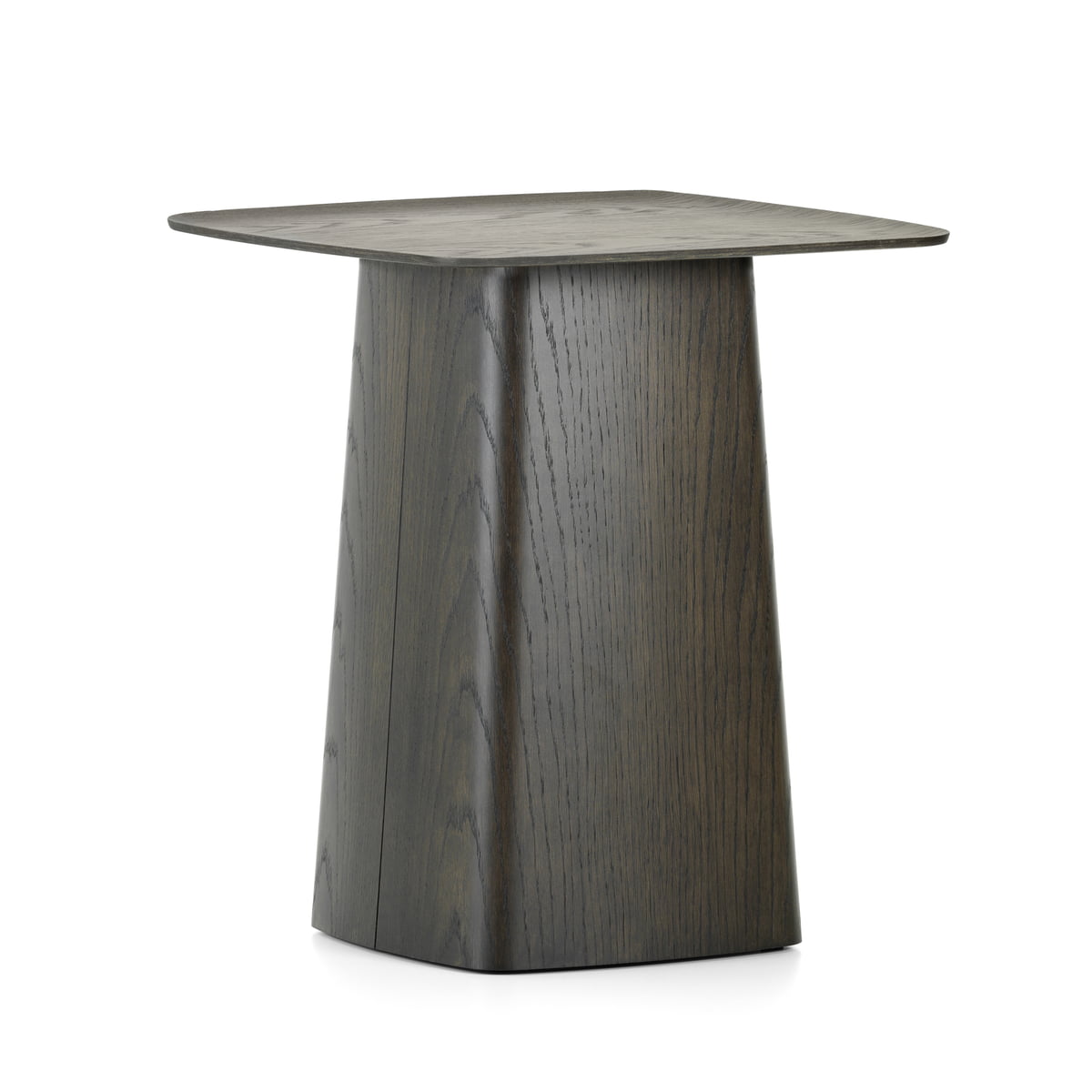 Vitra - Wooden Side Table, Eiche dunkel / mittel im Sale